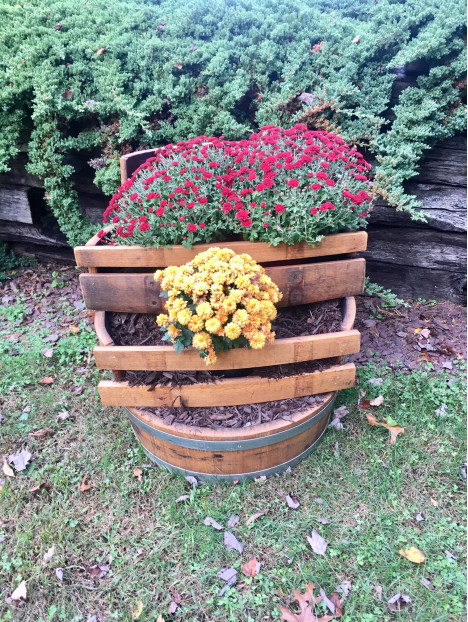 Three Tiered with Barrel Staves